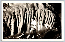 RPPC Vintage Postcard - Prison Bars & Oregon Caves, Oregon - Real Photo picture