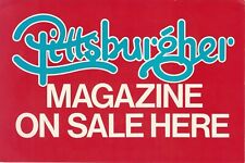 Vintage 1980s PITTSBURGHER MAGAZINE 