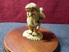 Vtg 1954 Anri Carved Wood Folk of the Salvans Forest Old Wise Man Italy Figurine picture