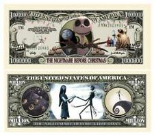Nightmare Before Christmas Jack Skellington Collectible Pack of 5 Dollar Bills picture