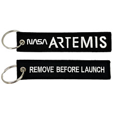 BL16-004 NASA Artemis Shuttle Launch Keychain or Luggage Tag or zipper pull picture