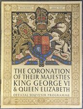 1937 King George VI & Queen Elizabeth Coronation Souvenir Program, USA EDITION picture