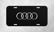For Audi 4 Rings TT A4 A6 S5 License Plate Auto Car Tag   picture