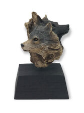 The Pack Rick Cain Wolf Heads Sculpture Limited Edition 1921/2000 with Plaque••• picture