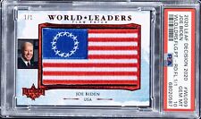 2020 Leaf Decision Joe Biden World Leaders President Flag Patch #1/1 PSA 10 picture