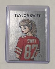 Taylor Swift Platinum Plated Artist Signed Travis Kelce KC Chiefs Card 1/1 picture