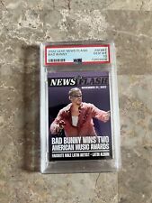2022 Leaf News Flash Bad Bunny Wins Two AMA NF-BB1 Rookie Card RC /361 PSA 10 picture