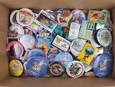 Vintage 1980s-2000s Disney World Collector Pinback Buttons Movie Promos Lot 70+ picture