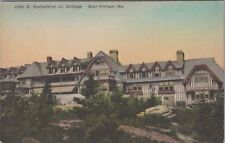 John D. Rockefeller Jr. Cottage Seal Harbor Maine Vintage Unposted Postcard picture