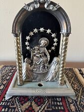 Vintage Madonna Mary Jesus Baby Figurine Ave Maria Remembrance Statue picture