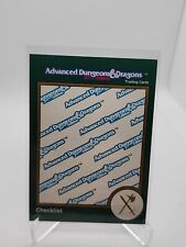 1992 TSR Advanced D&D - 2nd Edition Checklist picture