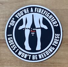 Panty dropper Firefighter PVC Hook and Loop Patch picture