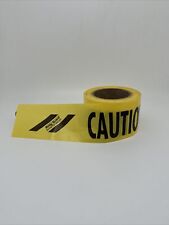 Body Guard Safety Heard Economy Barrier Tape, 3 In X 1,000 Ft, Yellow, Caution.. picture