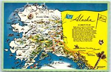 Postcard - Map Print - Alaska's Flag picture