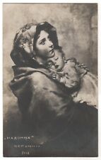 1910 Antique Card MADONNA Maria with BABY Religious ART Verucci Postcard Old picture