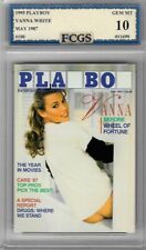 1995 Playboy Vanna White Card #100 Graded FCGS 10 GEM MINT picture