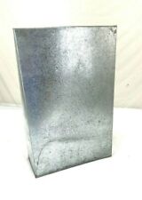 NEW Galvanized metal standing pocket vase floral container craft picture