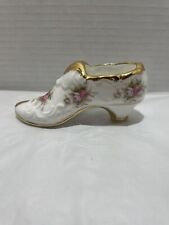 Vintage Paragon China Co Fine Bone China Victoriana Rose Slipper Shoe England picture