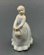 Statue Porcelain Girl Vintage Exquisite Multi Color Man Decor Marked 56g Rare picture