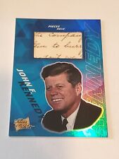 John F Kennedy 2021 Pieces Of The Past JUMBO Authentic Handwritten Relic WOW picture