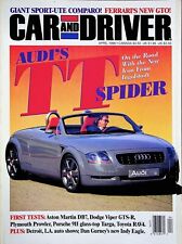 AUDI'S TT SPIDER  - CAR AND DRIVER MAGAZINE, APRIL 1996  picture