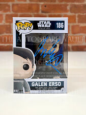 STAR WARS 'MADS MIKKELSEN' Signed FUNKO POP GALEN ERSO STAR WARS ROGUE ONE RARE picture