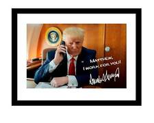 President Donald Trump 5x7 Signed Photo Autographed Customized to YOUR NAME 2020 picture
