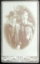 Antique Photograph CDV - 1905 -  Souvenir Portrait - Fashion - Teenage Boys picture