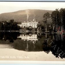 c1930s Pike, N.H RPPC Lake Tarleton Country Club Sky High Resort Hotel NH A191 picture
