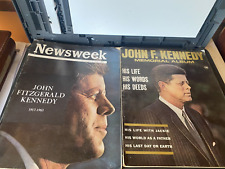 John F Kennedy Memorial Album & Newsweek Dec 1963 Very RARE Excellent Condition picture