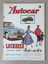 The Autocar August 17 1956 Original British Car Magazine UK Vintage Car Issue  picture