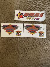 LOT OF WMMS 100.7 FM CLEVELAND ROCK RADIO VINTAGE STICKERS NEVER USED picture