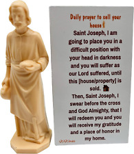 St Joseph Home Seller Kit Magnetic Holy Card Fridge Daily Novena Prayer Magnet picture