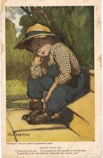 Artist Signed Anderson Eat Worms 1910  picture