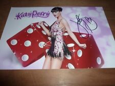 KATY PERRY signed 12X8 photo + COA picture