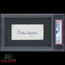 Barbara Walters signed Cut PSA DNA Slabbed Auto Broadcasters Journalist C2759 picture