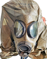 M6A2 Gas Mask, Chemical Biological With Canvas Carry Bag and Hood picture