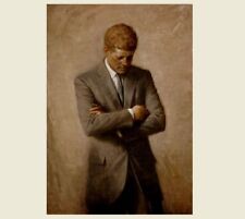John F. Kennedy Official Portrait PHOTO, Art Print,President White House 1970 picture