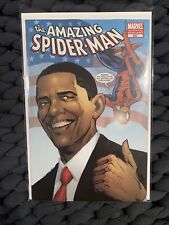 Amazing Spider-Man - Comic Book Key Issue: Barack Obama #583 2nd Print Variant picture