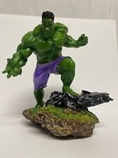 The Green Hulk Statue Made Of Fish Bone Made In Mexico 14” Tall 11” Wide  picture