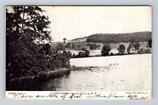 Schultzville NY-New York, Scenic View Long Pond, Antique Vintage Postcard picture