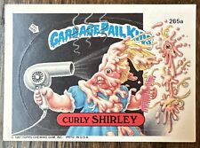 1987 Topps Garbage Pail Kids #265a CURLY SHIRLEY Original Series GPK Vintage picture