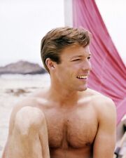 Richard Chamberlain 8x10 real Photo bare chested hunky pose picture