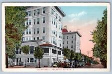 1917 GALEN HALL HOTEL ATLANTIC CITY NEW JERSEY NJ DIRT ROAD ANTIQUE POSTCARD picture