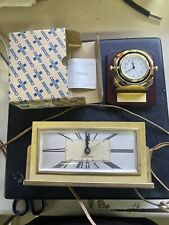 Vintage Clock Lot Seiko Seth Thomas Baxter Parts Repair  picture