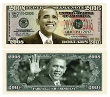 ✅ President Barack Obama 100 Pack Novelty Collectible 1 Million Dollar Bills ✅ picture