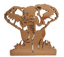 Decorative Carved wood Laser Cut Elephant Wall decor  picture