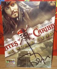 Johnny Depp - Signed Custom Autograph Card - Signature Elite Custom Cut Auto picture