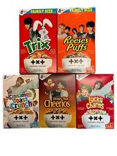 TXT Tomorrow X Together General Mills Cereal Complete Set Of 5 Boxes New Sealed picture