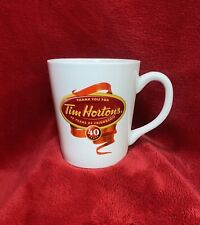 Tim Hortons Vintage #004 40th Anniversary Ceramic Coffee Mug French English 2004 picture